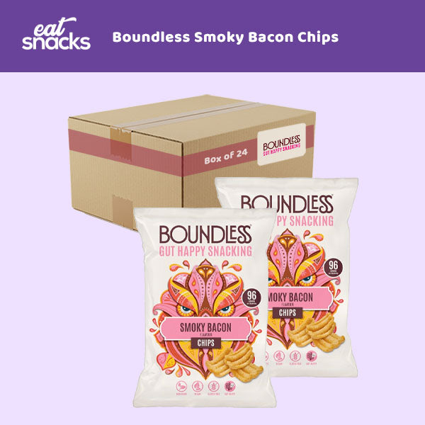 Boundless Smoky Bacon Chips 24 x 32g