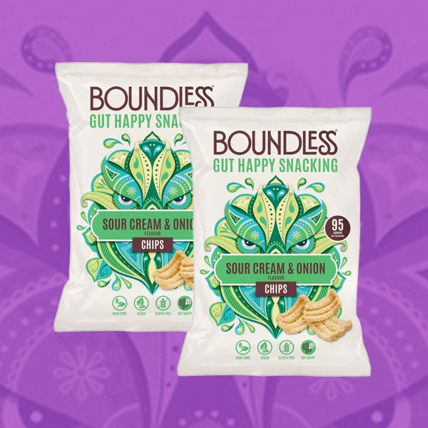 Boundless Sour Cream & Onion Chips 24 x 32g