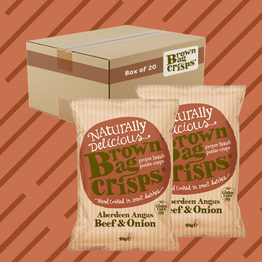 Brown Bag Aberdeen Angus Beef & Onion 20 x 40g