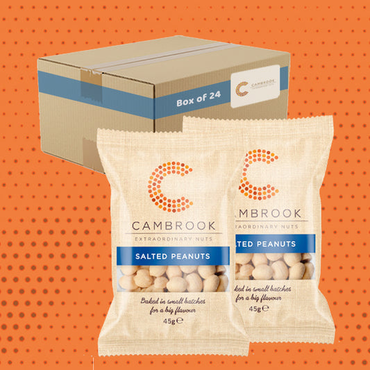 Cambrook Salted Peanuts 24 X 45g
