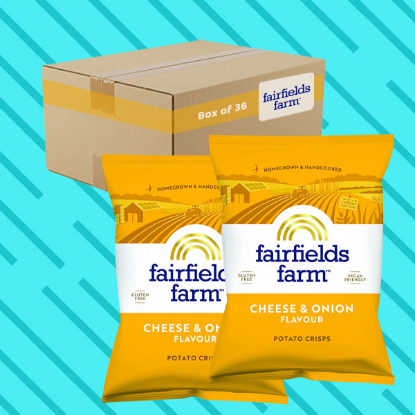 Fairfields Farm Crisps Cheese & Onion 40g 0000483