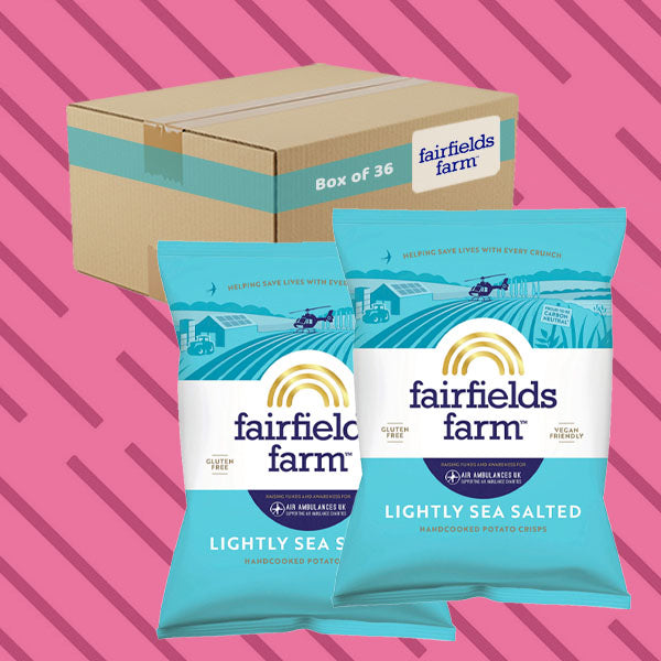 Lightly Sea Salted Crisps by Fairfields 36 X 40g