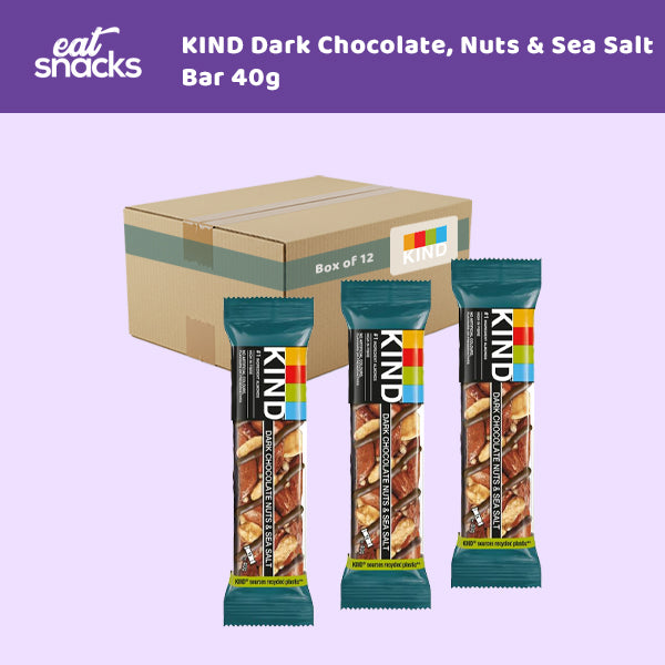 KIND Dark Chocolate, Nuts & Sea Salt Bar 40g 0000452