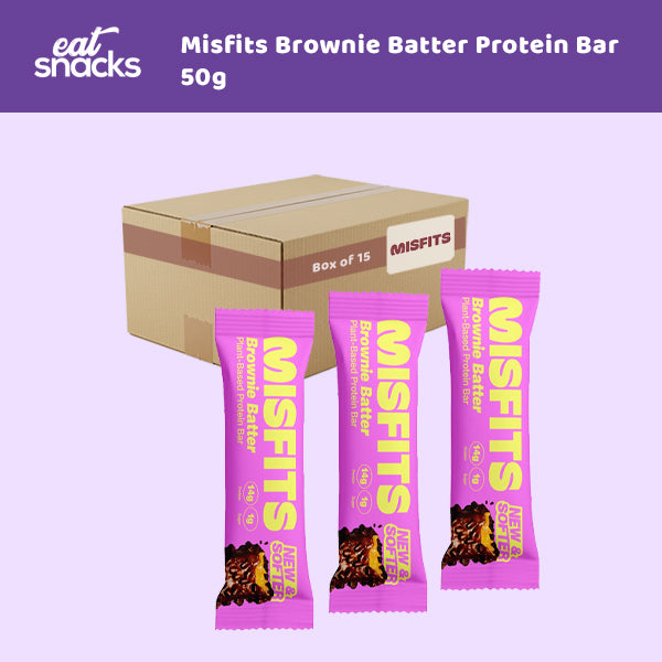 Misfits Brownie Batter Protein Bar 50g 0000453