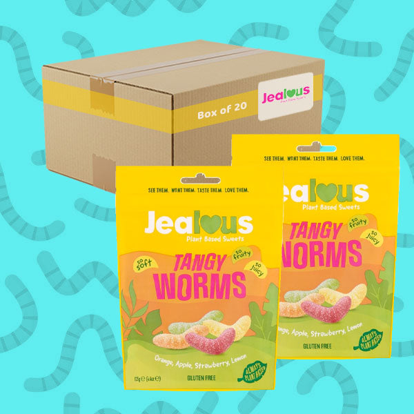 Plant-Based Tangy Worms By Jealous 10 x 40g