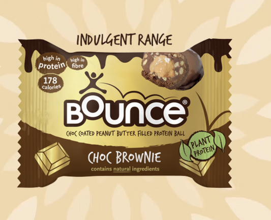 Bounce Choc Brownie Wholesale Snack Boxes 12 x 35g