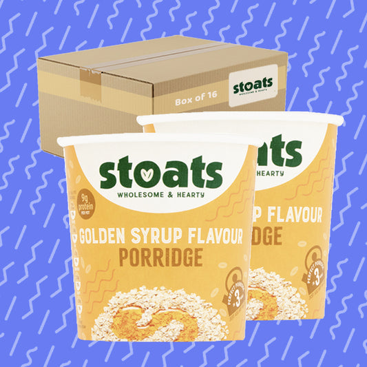 Stoats Golden Syrup Porridge Pots X 16