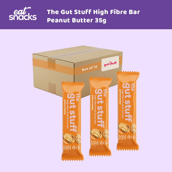 The Gut Stuff High Fibre Bar Peanut Butter 35g 0000459