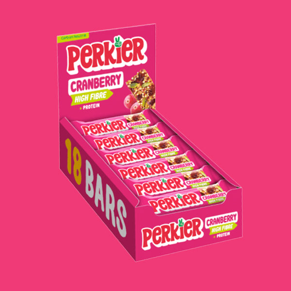 Perkier - Cranberry Bars 18 x 25g