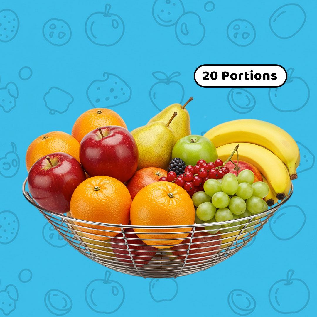 Breakfast Fruit Bowl - 20 Portions Plus Grapes and Berries