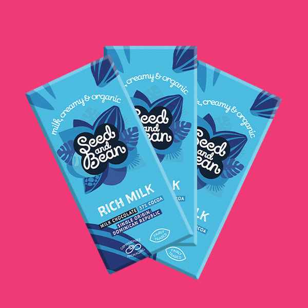 Seed & Bean – Rich Milk X 10 Bars