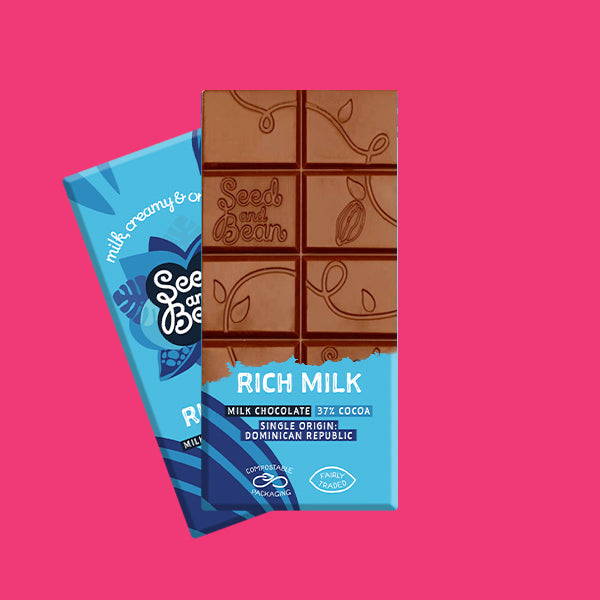 Seed & Bean – Rich Milk X 10 Bars