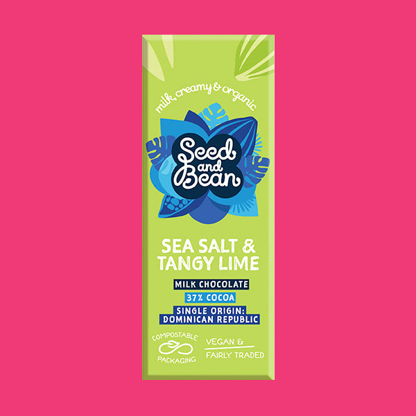 Seed & Bean – Sea Salt & Tangy Lime x10 Bars