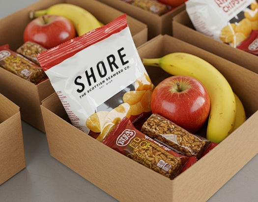 Event Snack Boxes, Drinks and Snacks
