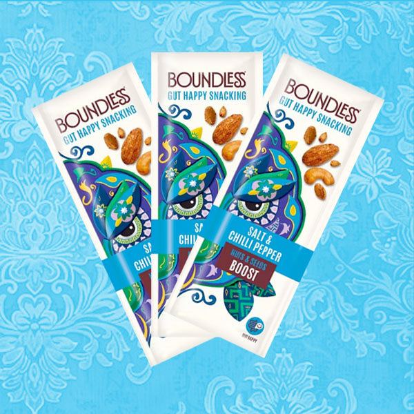 Boundless Salt & Chilli Pepper Nuts & Seeds 16 x 25g