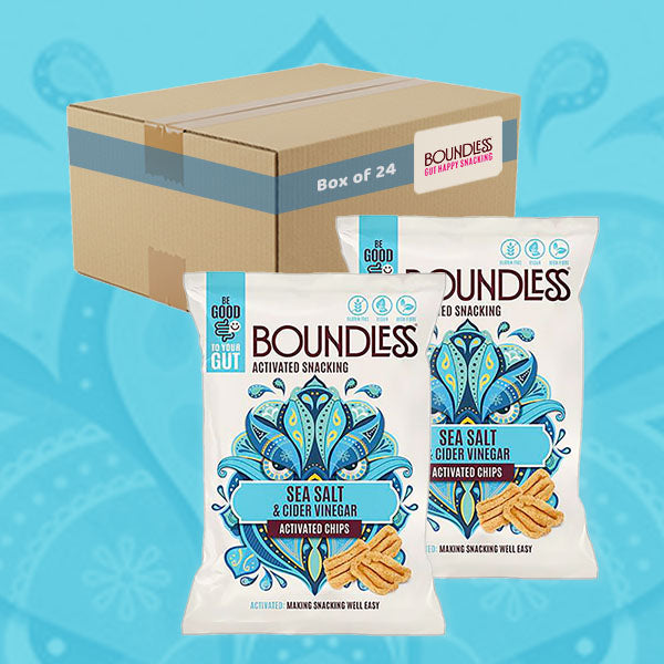 Boundless Sea Salt & Cider Vinegar Chips 24 x 32g
