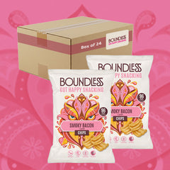 Boundless Smoky Bacon Chips 24 x 32g
