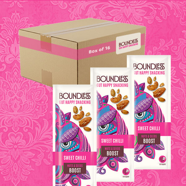 Boundless Sweet Chilli Nuts & Seeds 16 x 25g