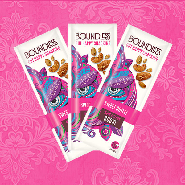 Boundless Sweet Chilli Nuts & Seeds 16 x 25g