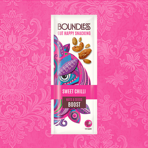 Boundless Sweet Chilli Nuts & Seeds 16 x 25g