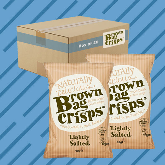 Brown Bag Lightly Salted Crisps 40g 0000436