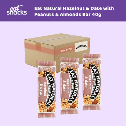 Eat Natural Hazelnut & Date with Peanuts & Almonds Bar 40g 0000466
