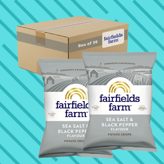 Fairfields Farm Sea Salt & Black Pepper Crisps 40g 0000481