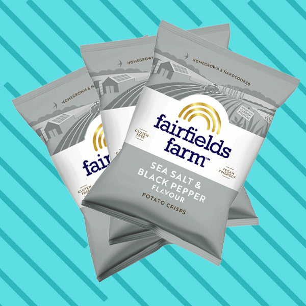 Fairfields Farm Sea Salt & Black Pepper Crisps 40g 0000481