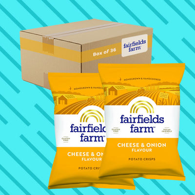 Fairfields Farm Crisps Cheese & Onion 40g 0000483