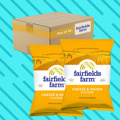 Cheese and Onions Crisps by Fairfields 36 X 40g