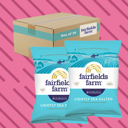 Lightly Sea Salted Crisps by Fairfields 36 X 40g