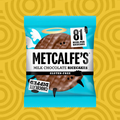 Metcalfe's Milk Chocolate Ricecakes 12 x 34g