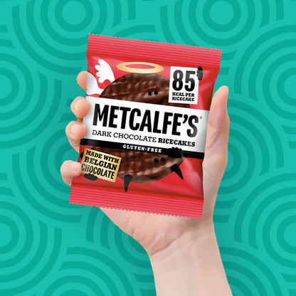Metcalfe's Chocolate Rice Cakes Dark Chocolate 12 x 34g