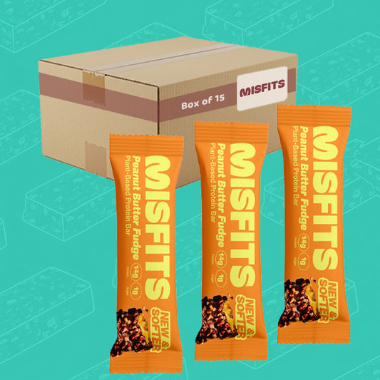 Misfits Peanut Butter Fudge Protein Bar 50g 0000455