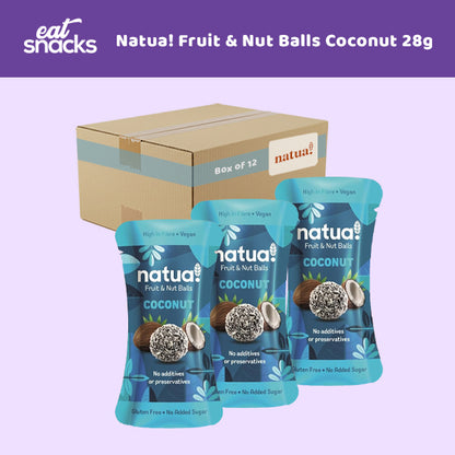 Natua! Fruit & Nut Balls Coconut 28g 0000406