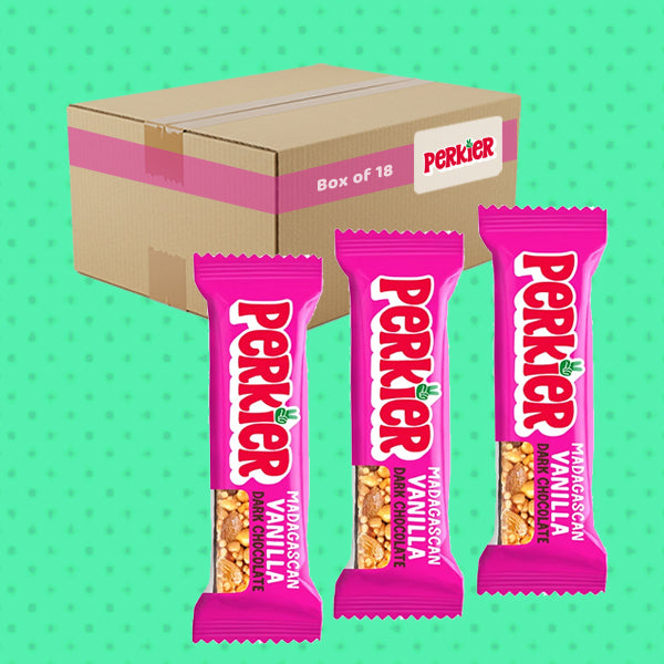 Perkier Madagascan Vanilla & Dark Chocolate Bar 37g 0000471
