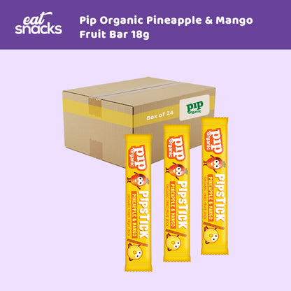 Pip Organic Pineapple & Mango Fruit Bar 18g 0000461
