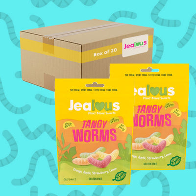 Plant-Based Tangy Worms By Jealous 10 x 40g