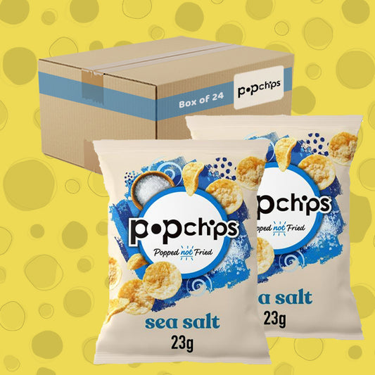 Popchips Sea Salt Popped Potato Snack 23g 0000430
