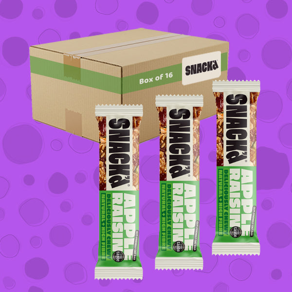 SNACK'd Apple & Raisin Gut Friendly Oat Bar 42g 0000475
