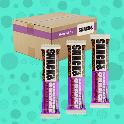 SNACK'd Double Cacao & Orange Gut-Friendly Oat Bar 42g 0000473