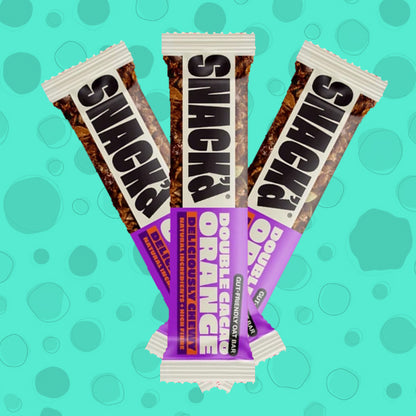 SNACK'd Double Cacao & Orange Gut-Friendly Oat Bar 42g 0000473