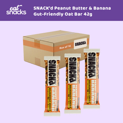 Soak’d Oats Peanut Butter & Banana Bar 42g 0000477