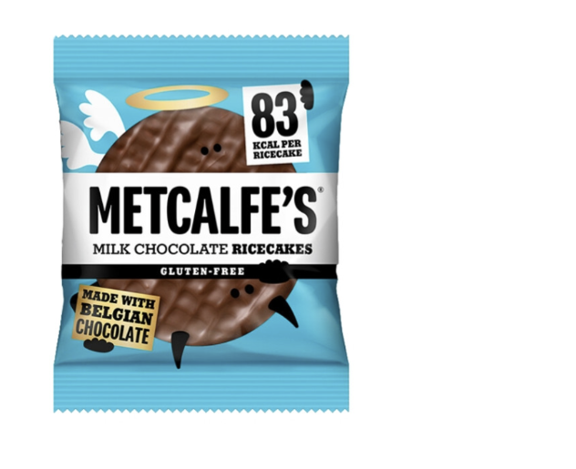 Metcalfe's Milk Chocolate Ricecakes 12 x 34g