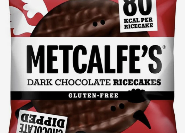 Metcalfe's Chocolate Rice Cakes Dark Chocolate 12 x 34g