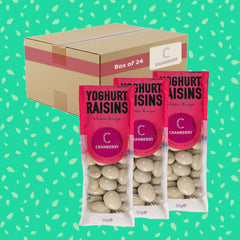 Single Snack Shots Yoghurt Raisins for the Office 24 x 50g