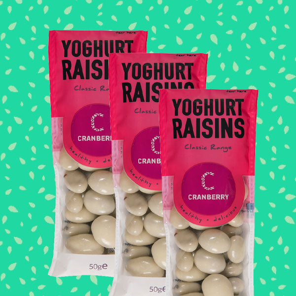 Single Snack Shots Yoghurt Raisins for the Office 24 x 50g