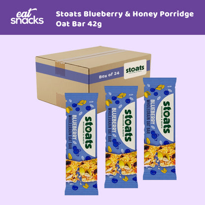Stoats Blueberry & Honey Porridge Oat Bar 42g 0000449