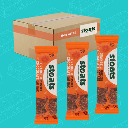 Stoats Orange & Chocolate Porridge Oat Bar 42g 0000446