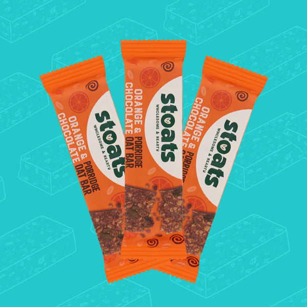 Stoats Orange & Chocolate Porridge Oat Bar 42g 0000446